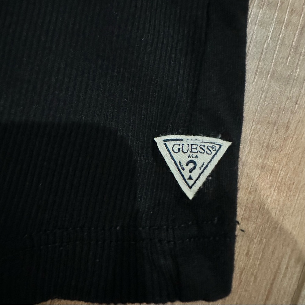 Guess Black Spaghetti Strap Button Front Tank Top… - image 3